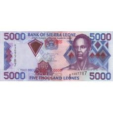 P27b Sierra Leone - 5000 Leones Year 2003